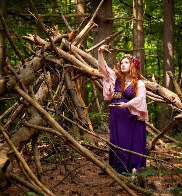 click to see Ginnie Fae as a wandering character for IX Art Park Fairy Festival